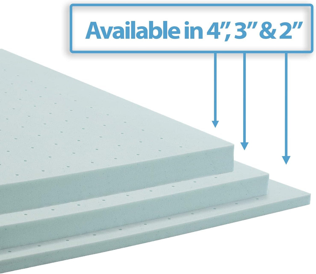 Nestl Gel Infused Memory Foam Mattress Topper