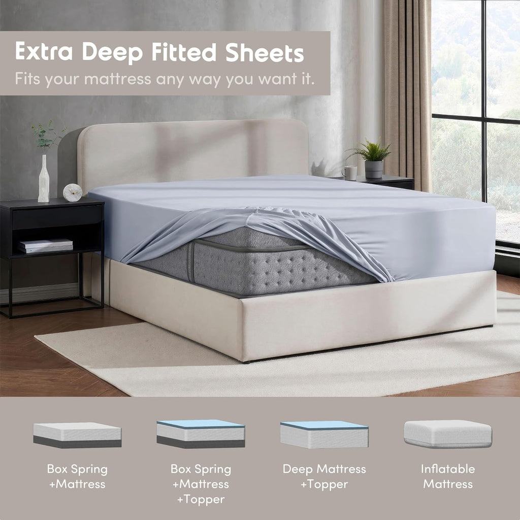 Nestl Extra Deep Pocket Queen Fitted - Sheet Only
