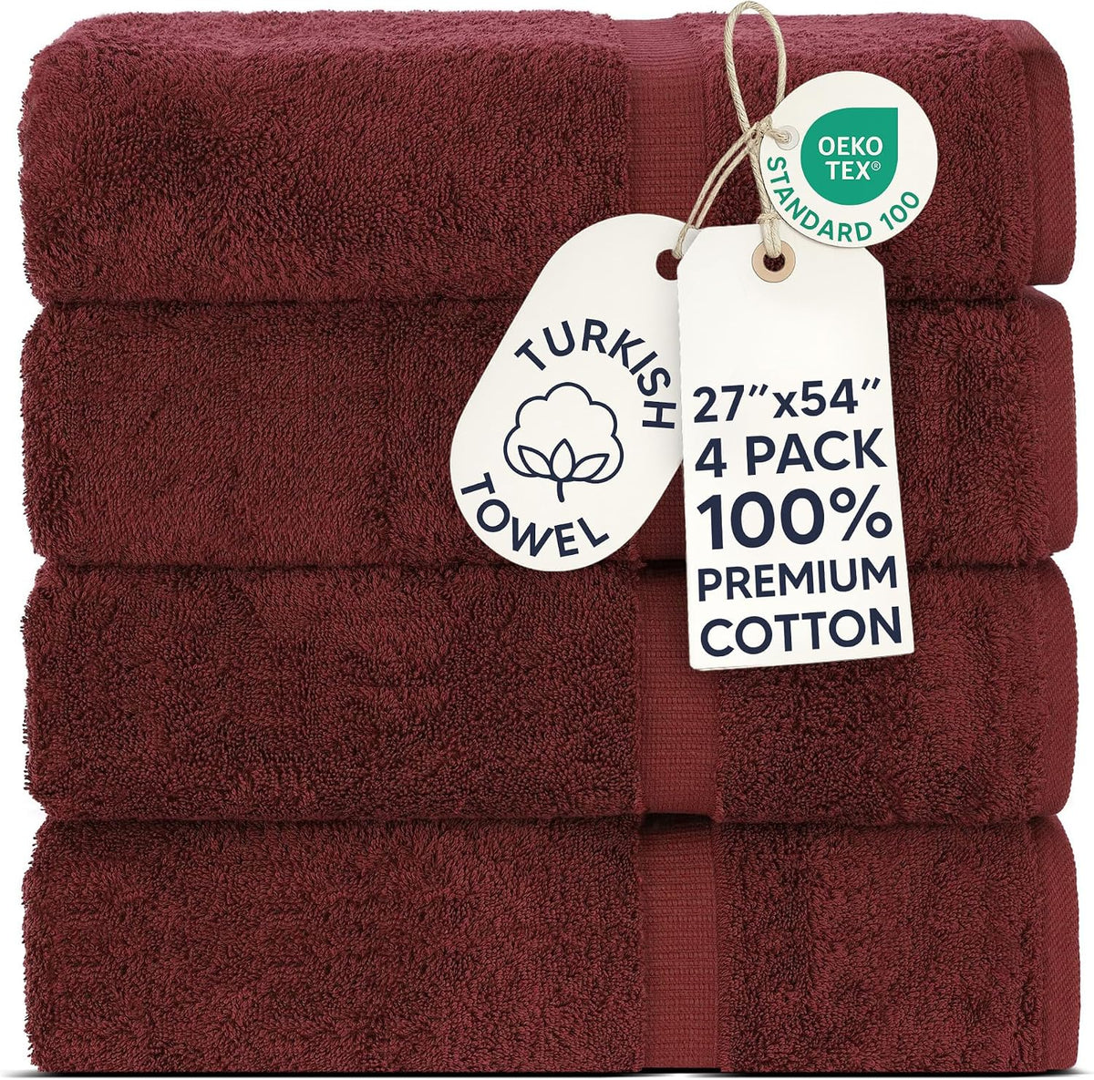 Chakir Turkish Linens — Hotel & Spa Quality Premium Cotton Towel Set