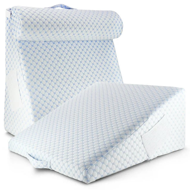 Nestl Memory Foam Wedge Pillow with Cooling Cover