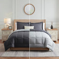 Nestl 3-Piece Quilted Down Alternative Comforter Set | All Season, Reversible