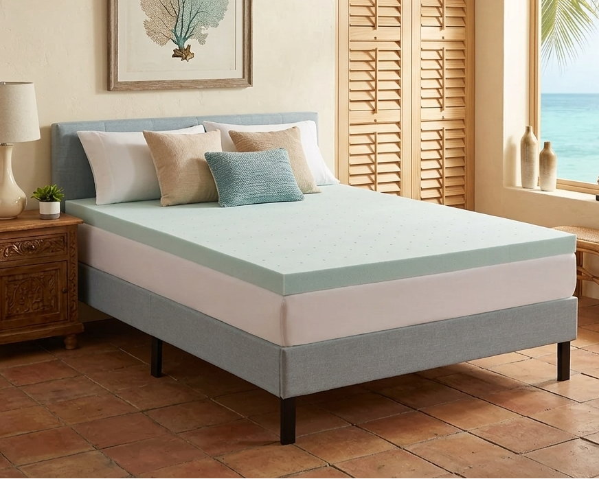 Nestl Gel Infused Memory Foam Mattress Topper